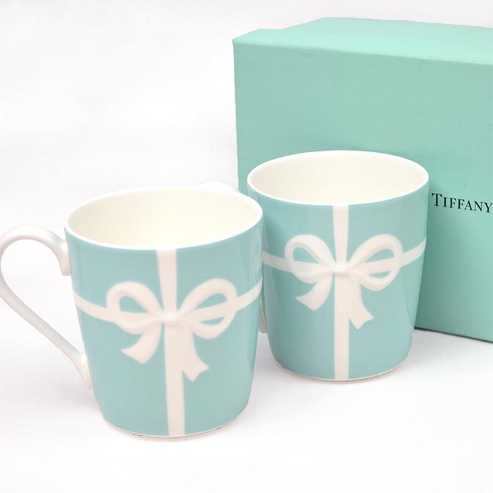 Tiffany&Co. ティファニー ブルーボックス マグカップ ペア セット ボックス ギフト プレゼント 2個セット 洋食器 陶器｜kousei-brand