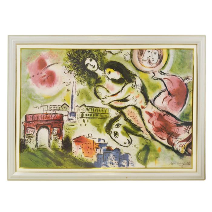 マルク・シャガール リトグラフ ロミオとジュリエット マルク・シャガール/Marc Chagall 『ロミオとジュリエット』サイン入り