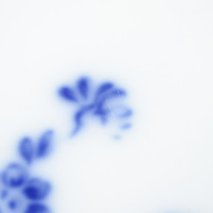 【美品】Richard Ginori ローズブルー　ケーキトレイ　トレイ Richard Ginori リチャード ジノリ ローズブルー ケーキ トレイ