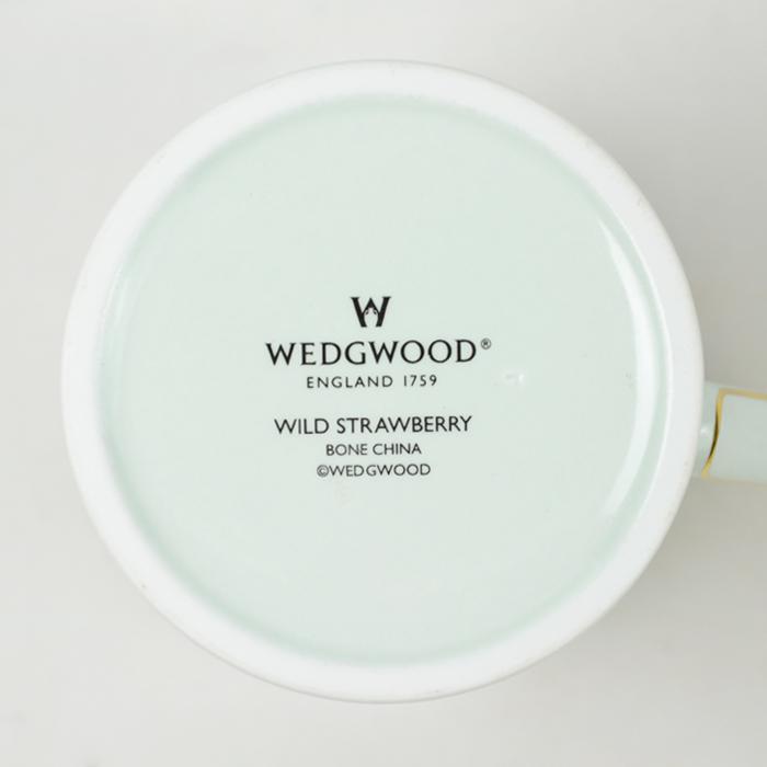 WEDGWOOD ウェッジウッド ワイルドストロベリー パステル ペア マグカップ  ピンク グリーン ボーンチャイナ｜kousei-brand｜07