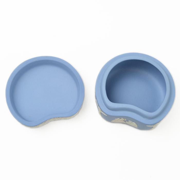 ウェッジウッド　ジャスパー　小物入れ　箱付き　トレイ　皿　美品 WEDGWOOD（ウェッジウッド） ジャスパー 陶器 トレイ ボックス 小物