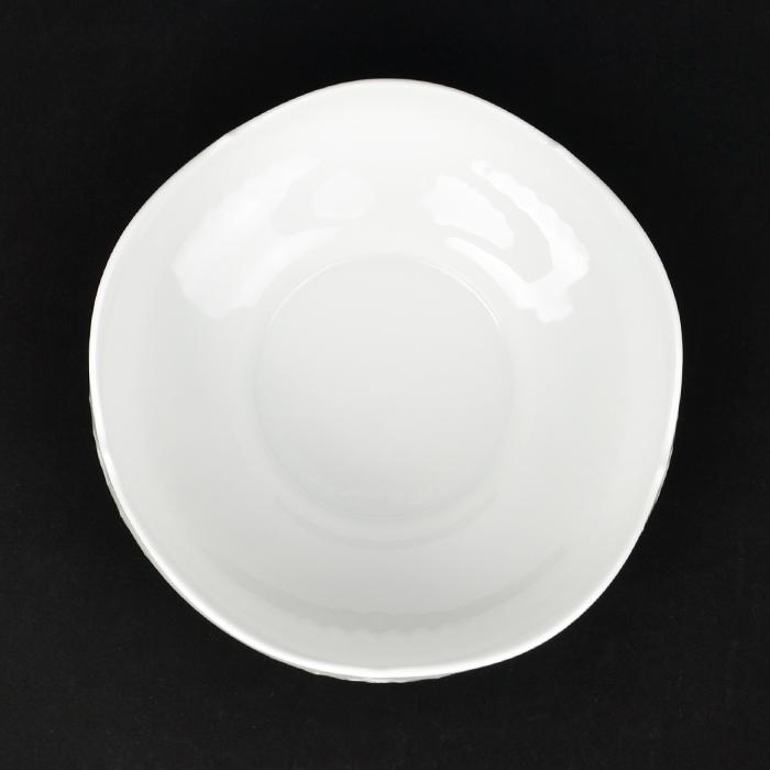 マイセン ホワイトレリーフ ボウル #Meissen #丸鉢 美品 Meissen マイセン ホワイトレリーフ ボウル 丸鉢 21cm 【中古