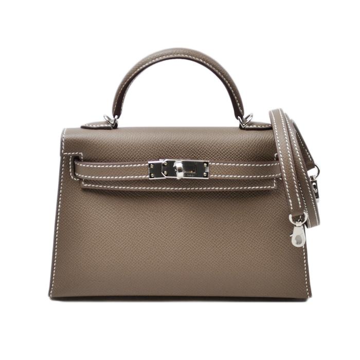 HERMES（エルメス） 【未使用品】HERMES ミニケリー2 エトゥープ