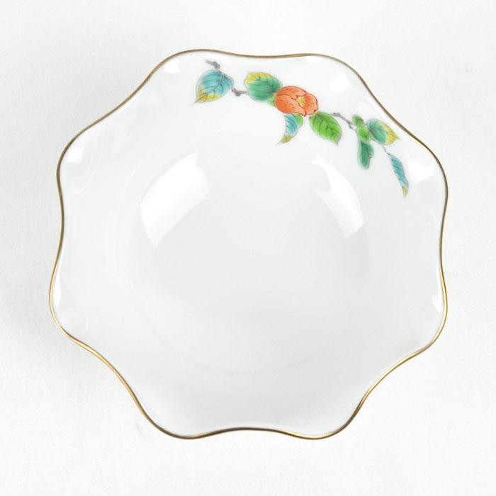 未使用 深川製磁 カップ＆ソーサー 椿 陶磁器 ホワイト 有田焼