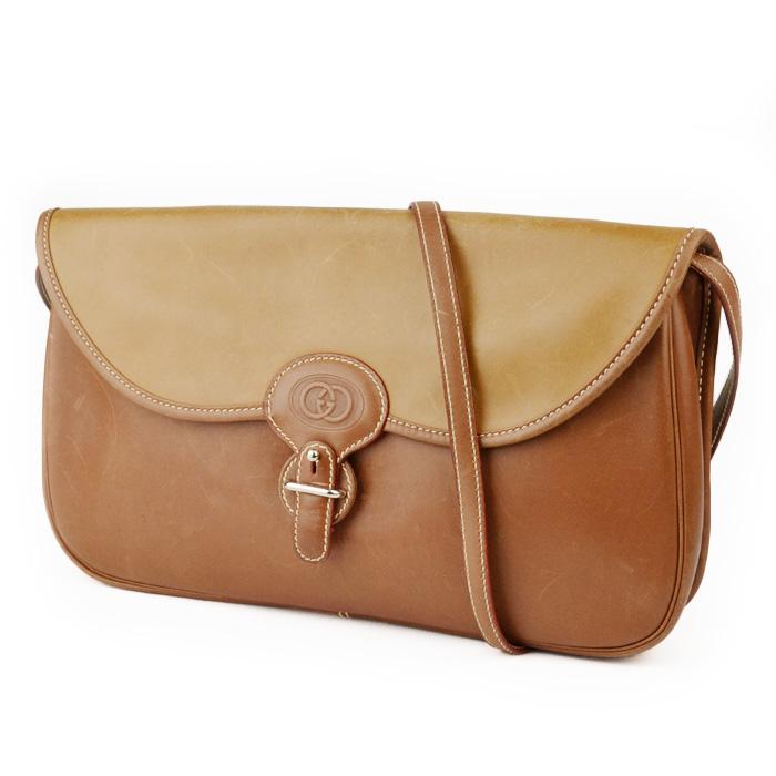 GUCCI（グッチ） オールドグッチ レザー ショルダーバッグ クラッチ 