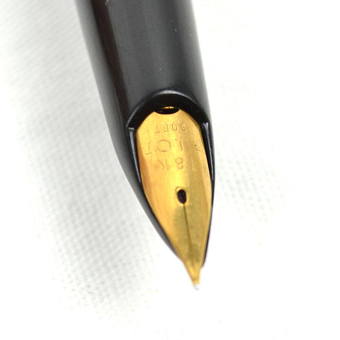 パイロット PILOT Elite エリート ショート サイズ 旧型万年筆 18金