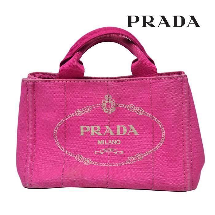 PRADA プラダ カナパ ミニ トートバッグ BN2439 ピンク キャンバス｜kousei-brand