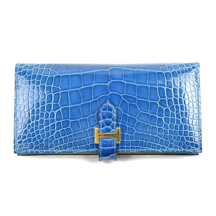 未使用品 HERMES エルメスベアンスフレ クロコ アリゲーター リセ