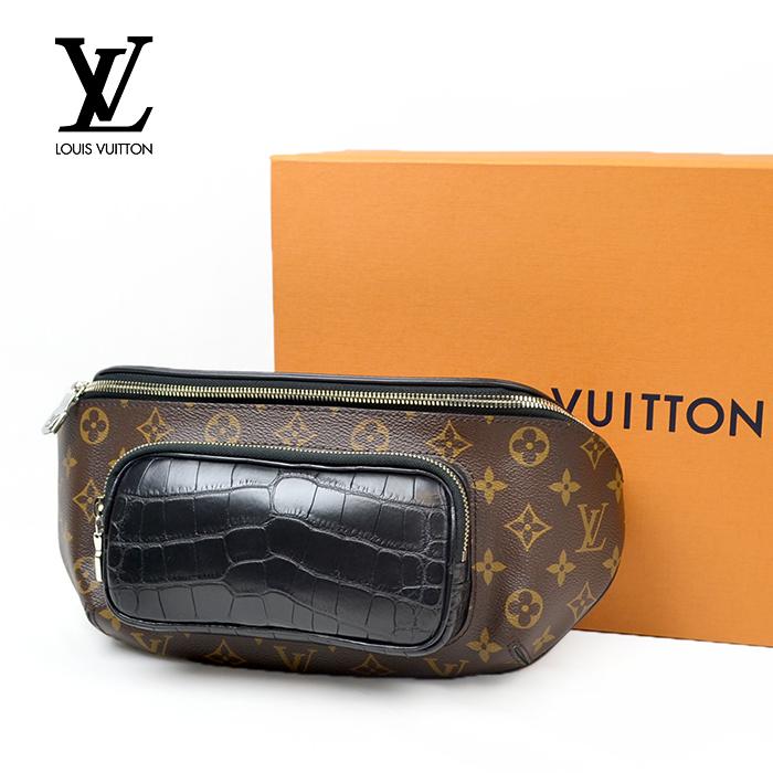 LOUIS VUITTON ルイヴィトン バムバッグ N96217 モノグラム クロコ 