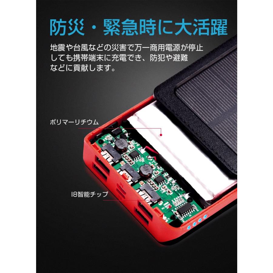 ソーラー モバイルバッテリー 大容量 充電器 24000mah 携帯充電器 アウトドア 防災 4台同時充電 急速 Ledライト付 Iphone Ipad Android 対応 E Gogo Cd04k0hh 宏盛商店 通販 Yahoo ショッピング