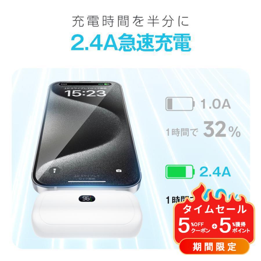 MFi認証 モバイルバッテリー 大容量 6800mAh PSE認証済 A88 超小型 2