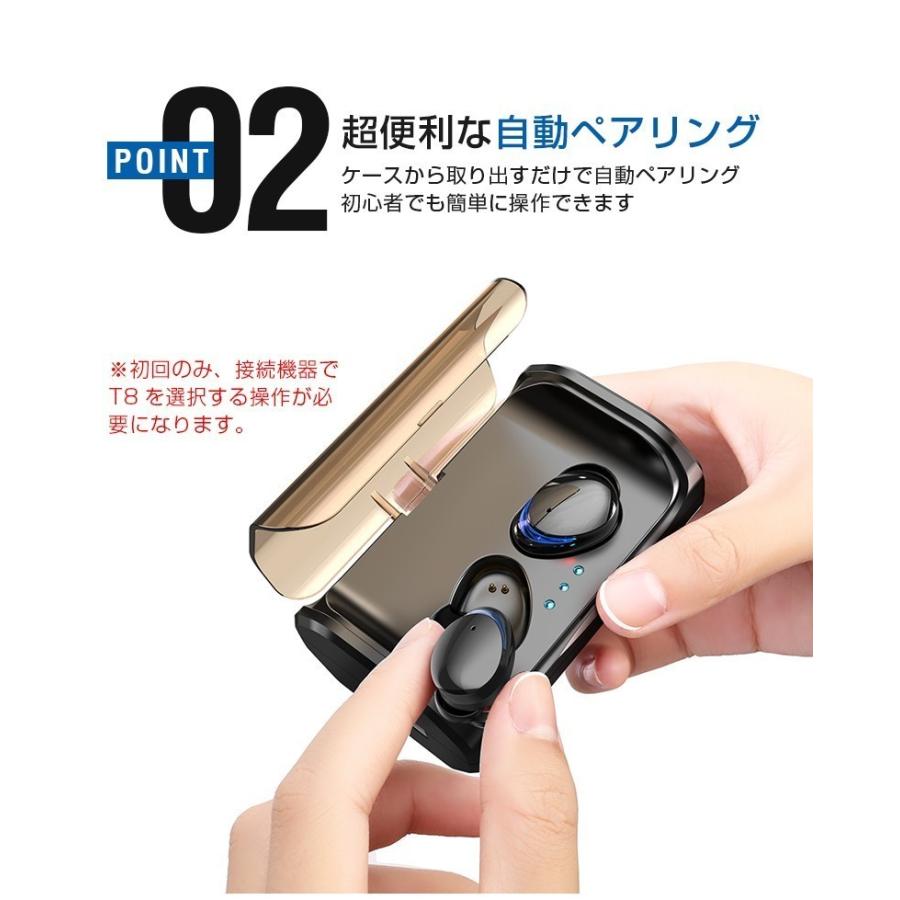 ブルートゥースイヤホン Bluetooth イヤホン ワイヤレスイヤホン 両耳 通話 音量調整 Ipx7防水 充電式収納ケース付き Iphone Andoroid 対応 Ej0t80he 3 宏盛商店 通販 Yahoo ショッピング