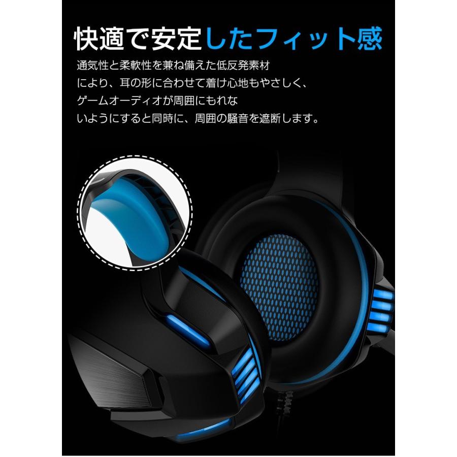 最新版 ゲーミングヘッドセット Switch Ps4 ヘッドホン マイク付き 伸縮可能 Led付 有線 3 5mm ゲームヘッドフォン 任天堂 Skype Pc Ipad 対応 G7500 1 宏盛商店 通販 Yahoo ショッピング