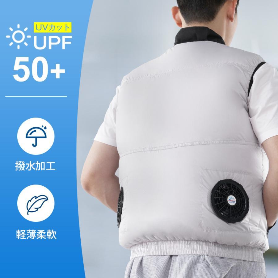 TAKUYO 電動ファン付き冷却服 空調ベスト 空調ウェア 空調作業服 -15