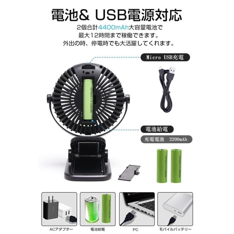 卓上扇風機 静音 扇風機 クリップ式 クリップ式扇風機 USB扇風機