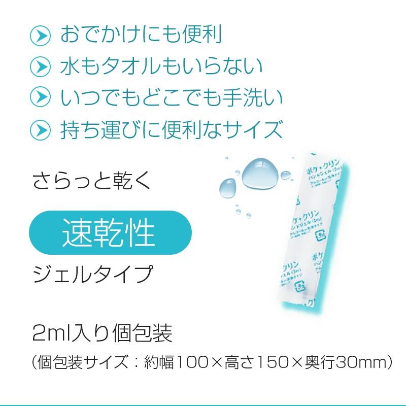 在庫あり」ハンドジェル 12包入り 2個セット 除菌ジェル 携帯用