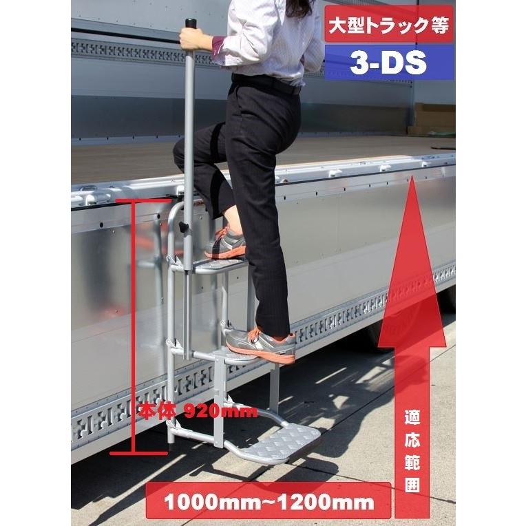 STEPS3-DS 左右手すり ステップ トラック 荷台 荷台ステップ