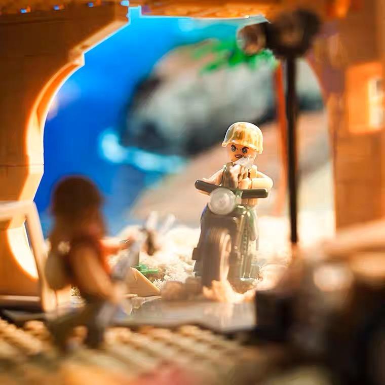 LEGO レゴ 互換 ブロック 模型 プラモデル WW2 硫黄島の戦い セット 日本軍 米軍 US ミニフィグ 大人 子供 人形 誕プレ 軍隊 軍事｜koushop｜05
