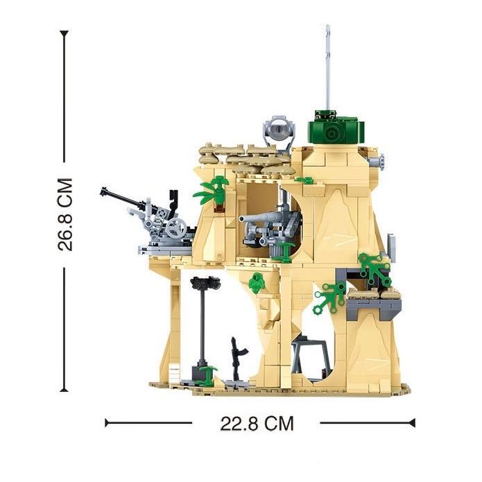 LEGO レゴ 互換 ブロック 模型 プラモデル WW2 硫黄島の戦い セット 日本軍 米軍 US ミニフィグ 大人 子供 人形 誕プレ 軍隊 軍事｜koushop｜08