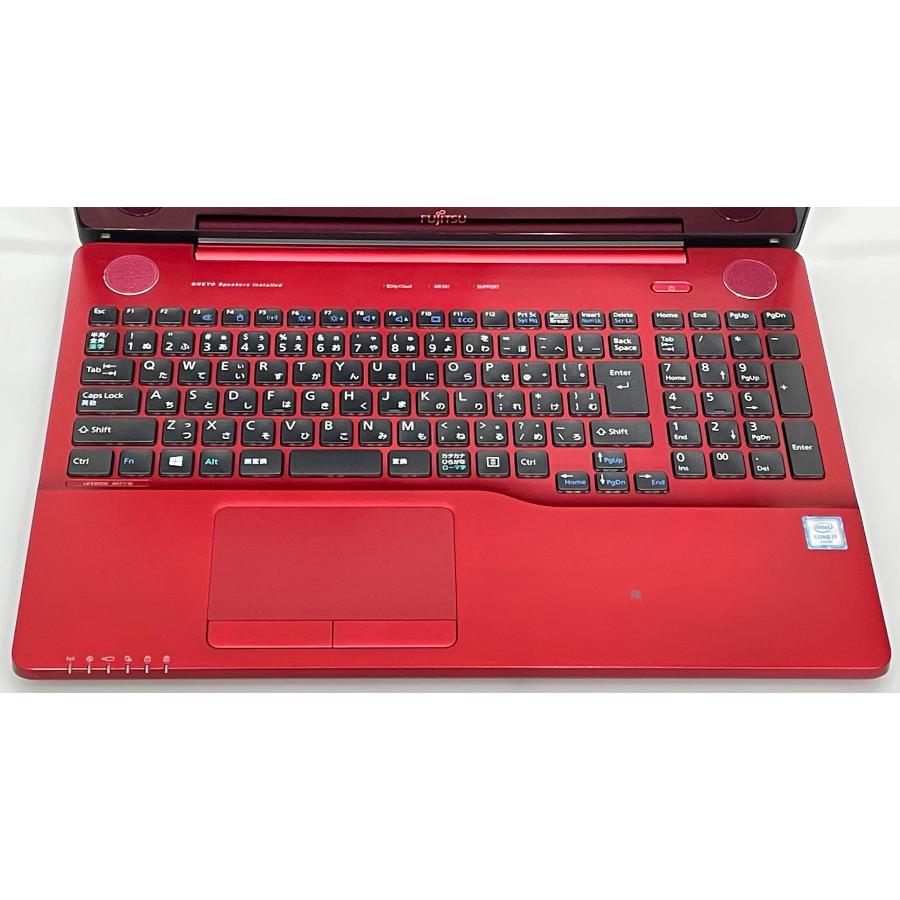 アウトレット品】富士通 LIFEBOOK AH77/W FMVA77WR 15.6型タッチパネル 