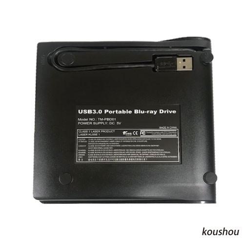 並行輸入品】USB3.0接続 外付けブレーレイドライブ BD/DVD/CD書込可