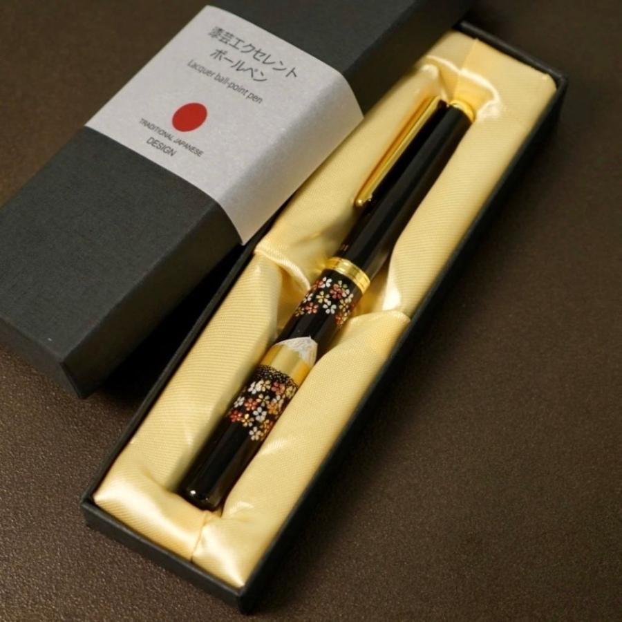 ミタニ 山中 漆芸エクセレントボールペン 桜 蒔絵 お土産 伝統工芸