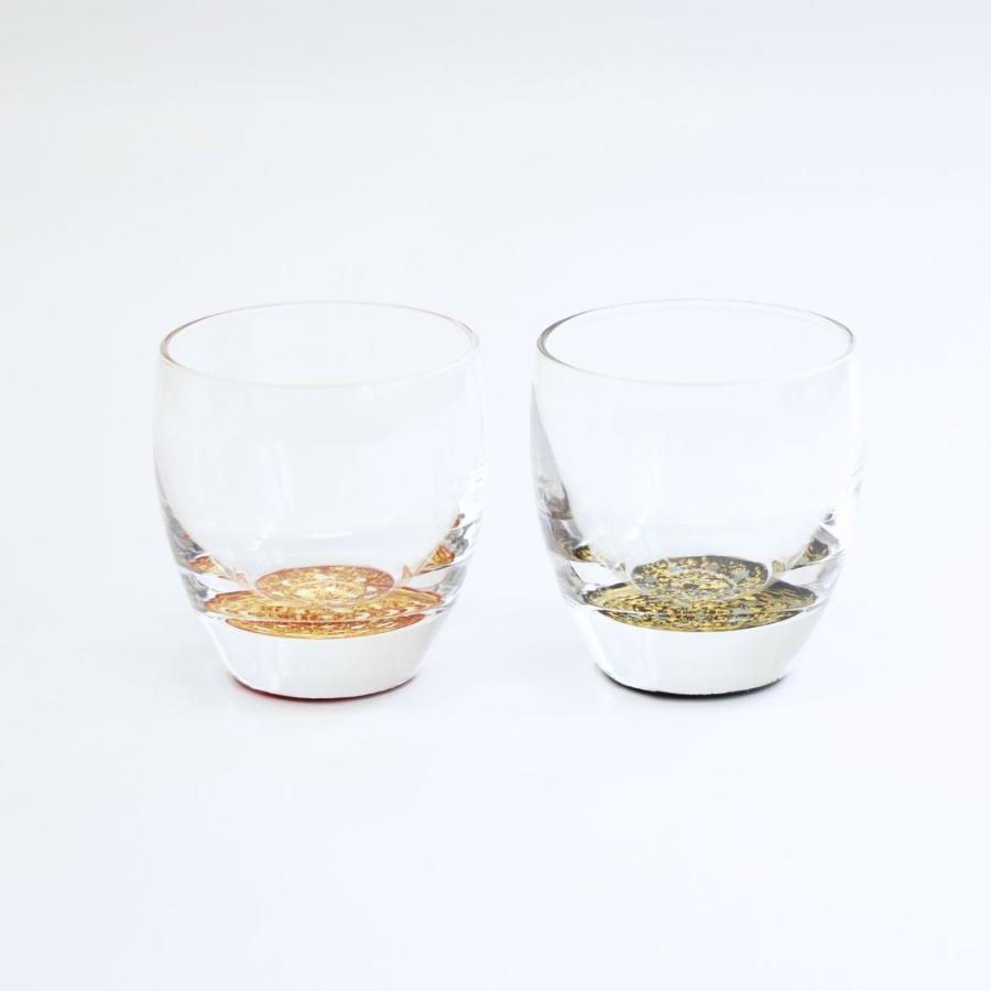 銀河 冷酒グラス ペア 越前漆器 日本製 酒器 日本酒 おちょこ ガラス