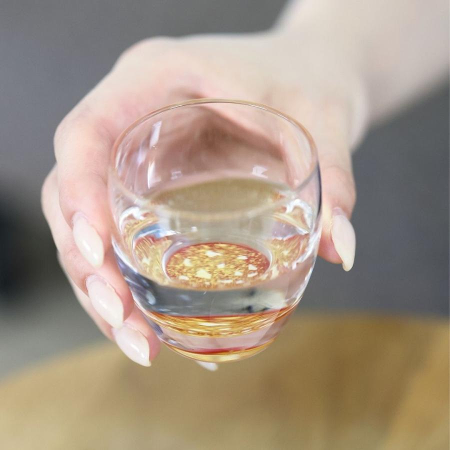 銀河 冷酒グラス ペア 越前漆器 日本製 酒器 日本酒 おちょこ ガラス