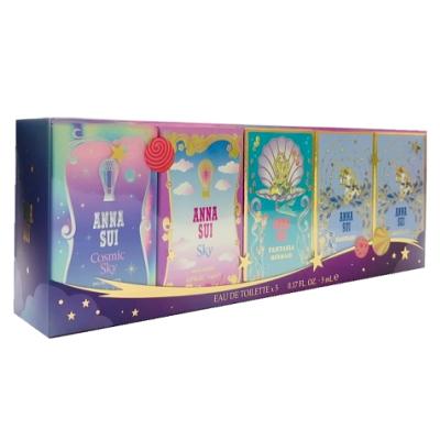 アナスイ ANNA SUI ミニ香水セット コンパクト ミニチュア コレクション 5ml×5本 ギフトセット（2023） 【ミニ香水】【あす