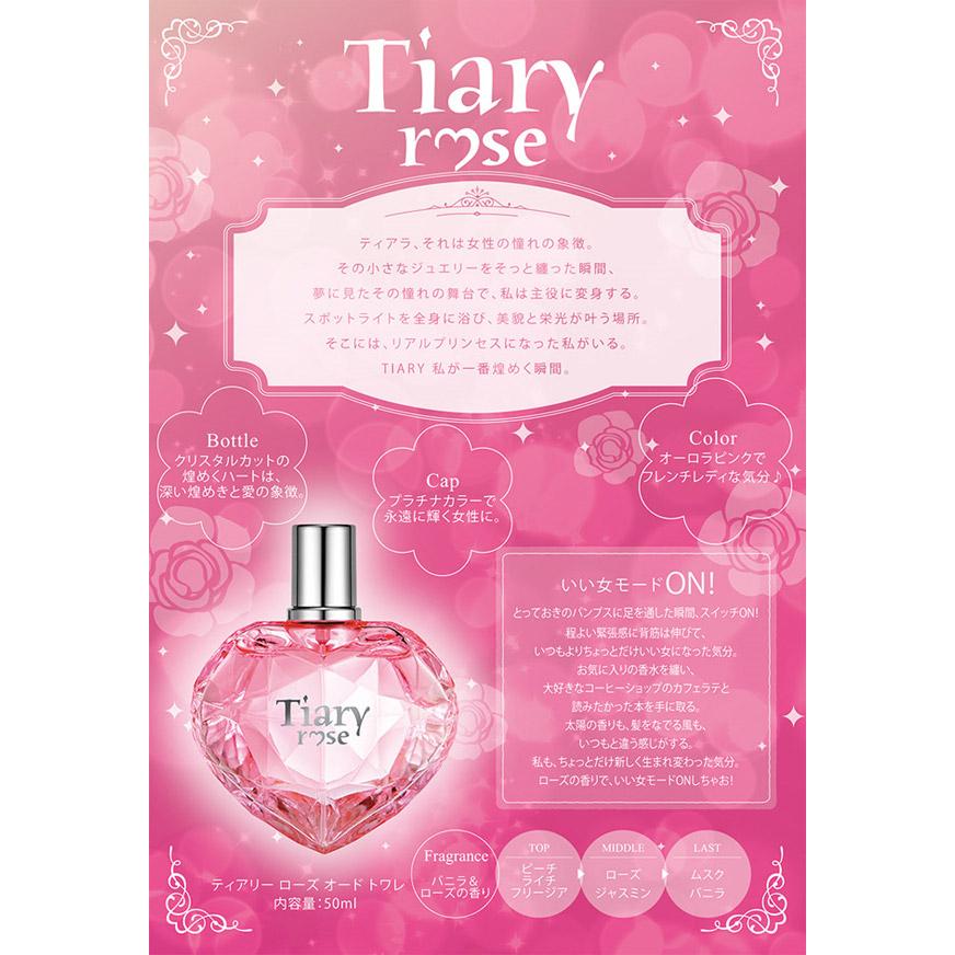 並行輸入品 ティアリー Tiary ローズ EDT SP 50ml 【香水】【あすつく