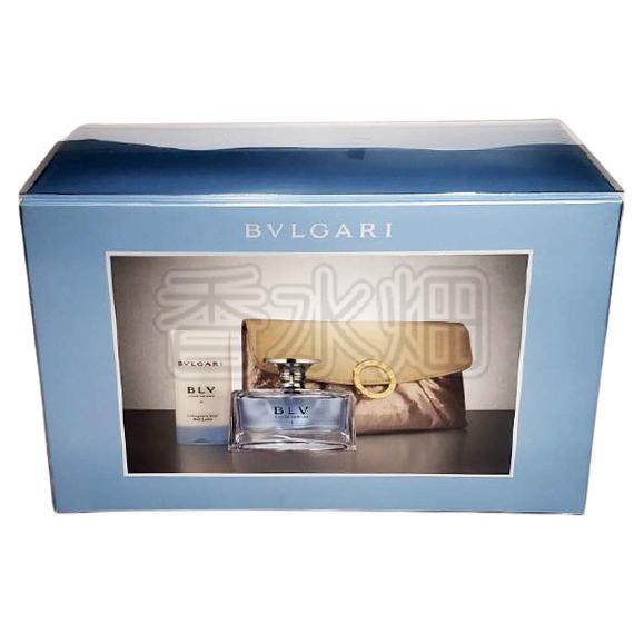 ブルガリブルー香水とボディソープとポーチのセット