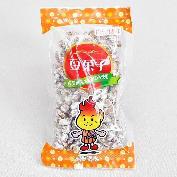 豆菓子 白砂糖味90g 黒砂糖味90g 甘醤油味90g 揚げ塩味80gの4種(4