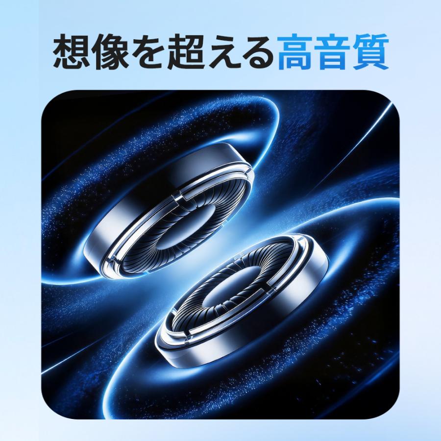 Geekin Bluetooth6.0 最新型 ワイヤレスイヤホン 骨伝導イヤホン 超