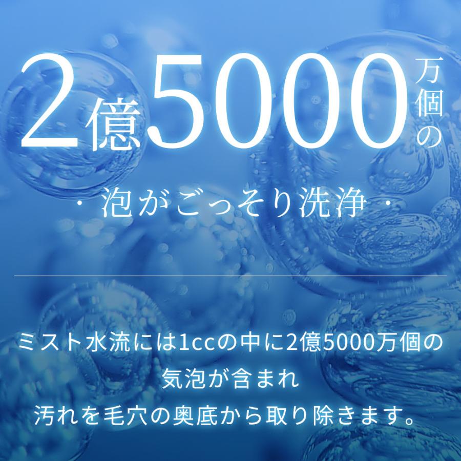 シャワーヘッド 2億5000万個 ナノバブル 65％節水 3段階モード