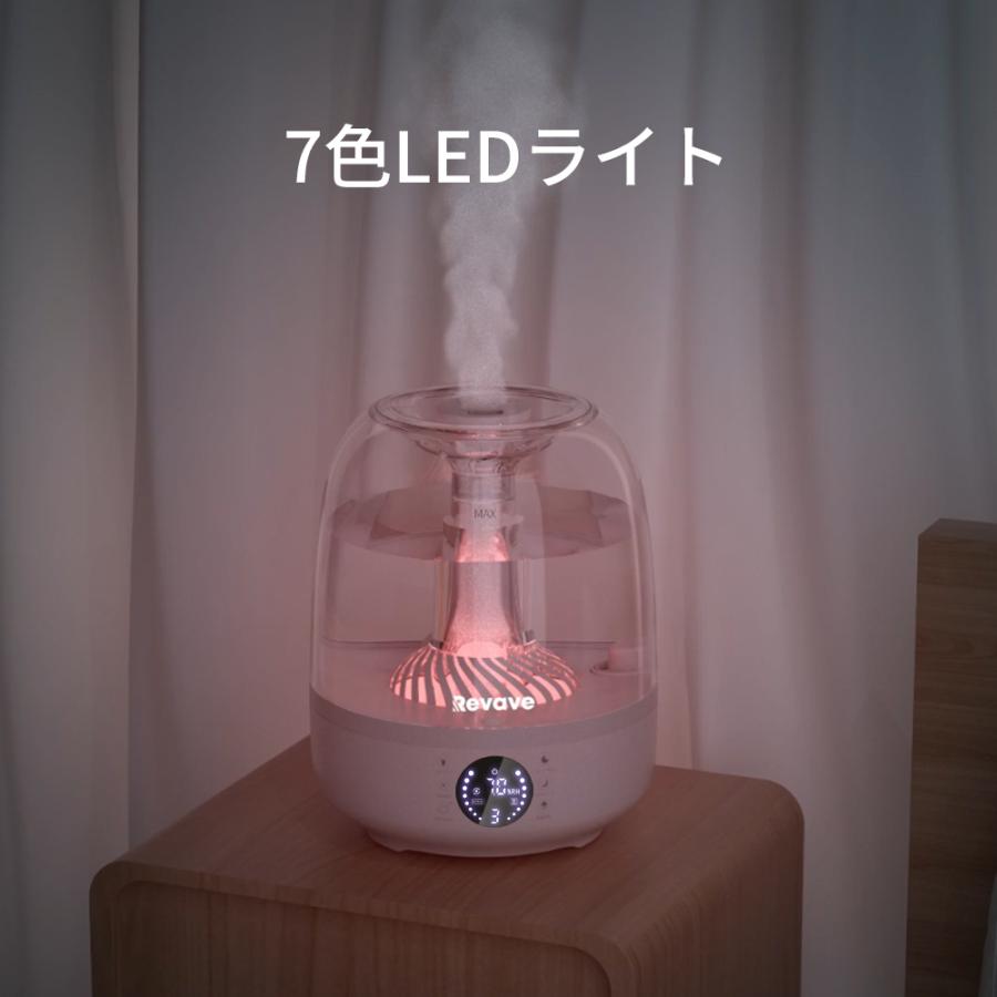 超音波式加湿器 3段階調節 4L 大容量 最大40時間連続運転 3重除 超音波式加湿器 3段階調節 4L 大容量 最大40時間連続運転 3重除