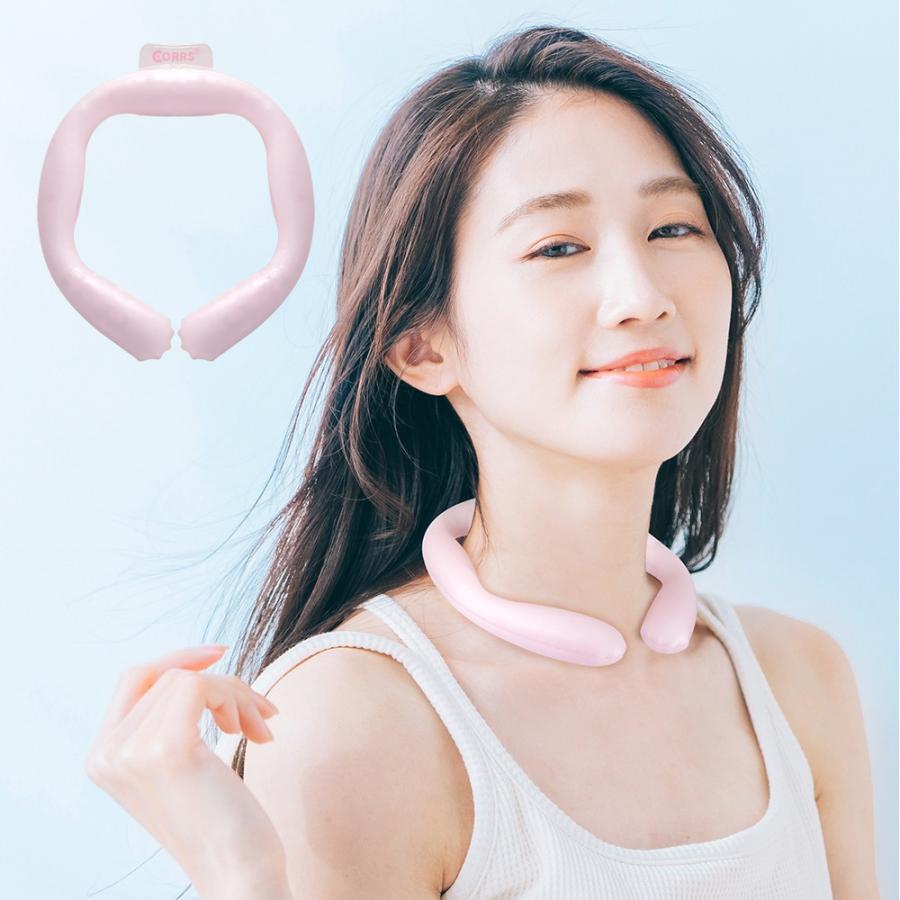 CORRS ネッククーラー 21℃自然凍結 結露しない ズレない 冷感 首掛け ひんやり 長持ち 繰り返し使用 コアーズ 首掛け  ペンタゴン型 熱中症対策 | CORRS | 21