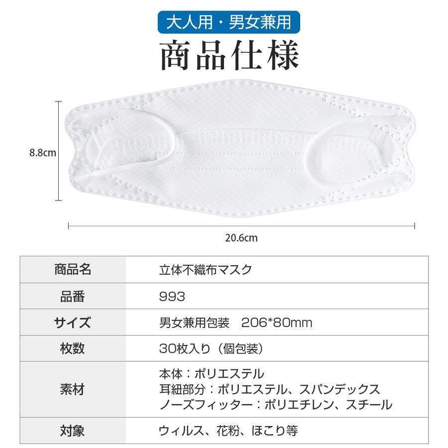 冷感マスク 接触冷感 不織布 立体マスク 日本製 30枚入り 個包装 血色マスク 4層構造 ひんやりマスク 冷感 夏用 ひんやり  PFE/BFE/VFE99%以上カット 花粉対策 :KZLGDZ30:Kousyo Store 通販 