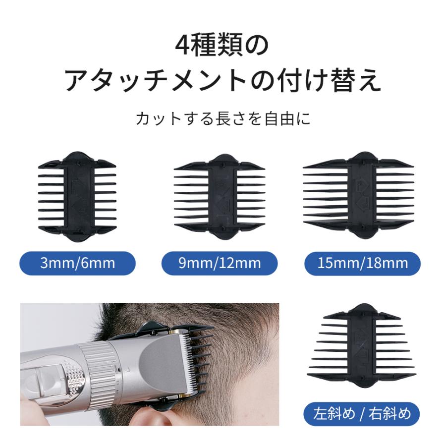 GERCEO バリカン 散髪 電気バリカン ヘアカッター ヘアクリッパー USB