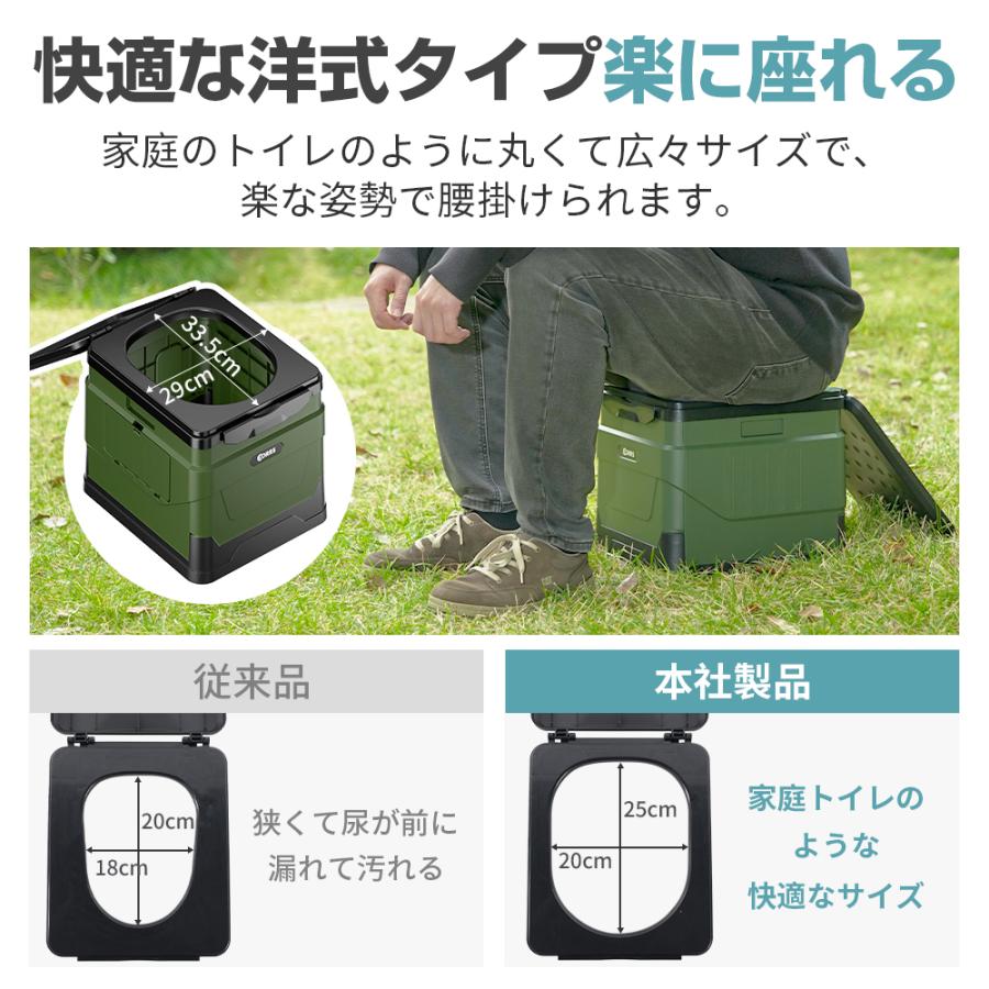 携帯トイレ 簡易トイレ 耐荷重180kg 非常用トイレセット 12回分 緊急