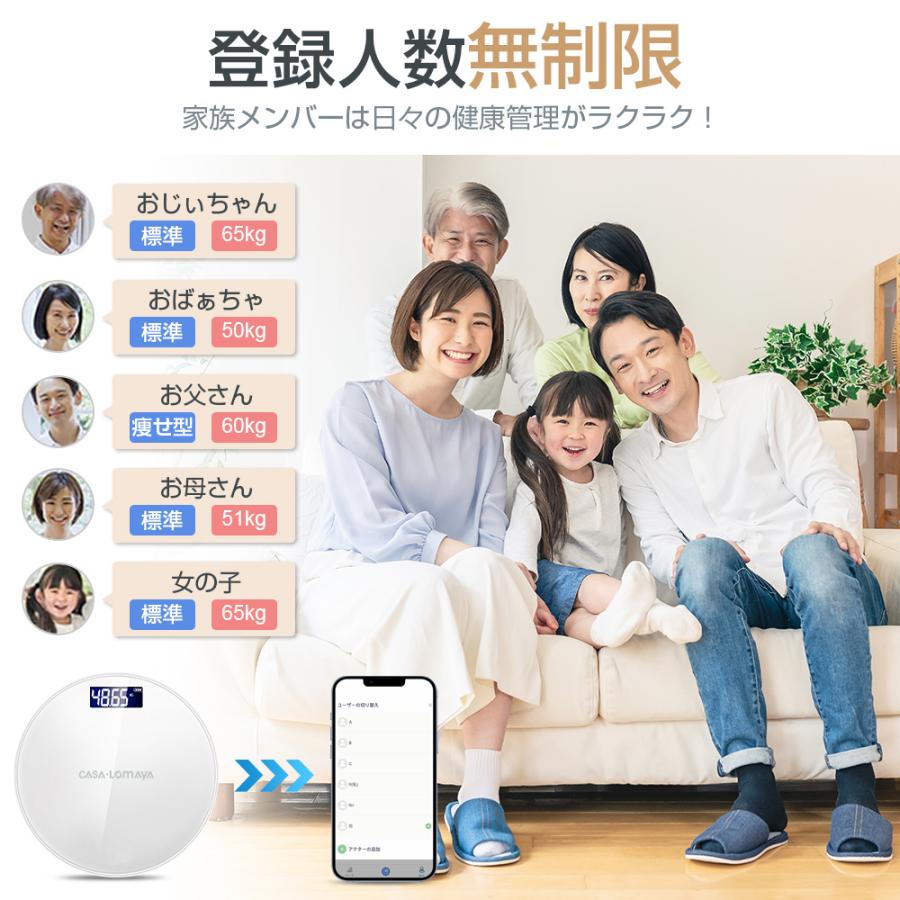 体重計 体組成計 ITO技術 高精度 22項目測定 ヘルスメーター 登録無制限 USB充電式 スマホ連動 体脂肪計 内蔵脂肪 BMI 基礎代謝 など測定 小数点2桁 円型 薄型 :TJCS4600BA:Kousyo Store - 通販 - Yahoo!ショッピング 体重計 体組成計 ITO技術 高精度 22項目測定 ヘルスメーター 登録無制限 USB充電式 スマホ連動 体脂肪計 内蔵脂肪 BMI 基礎代謝 など測定 小数点2桁 円型 薄型 :TJCS4600BA:Kousyo Store - 通販 - Yahoo!ショッピング