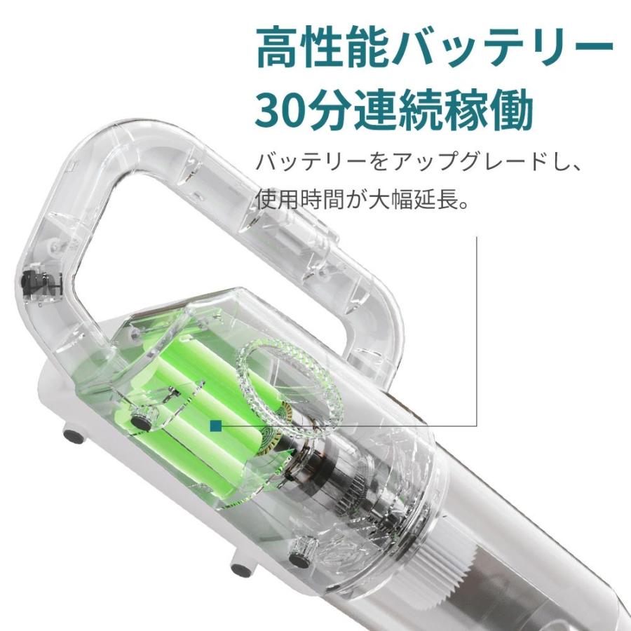 コードレス掃除機 サイクロン 22000pa 超強力吸引 掃除機 ハンディ