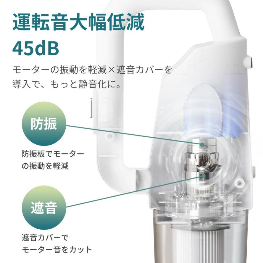 コードレス掃除機 サイクロン 22000pa 超強力吸引 掃除機 ハンディ