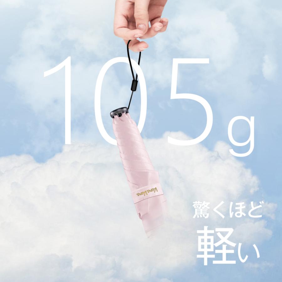 VeraVera 日傘 5本骨 超軽量89g 折りたたみ UVカット 遮光率 100 VeraVera 日傘 5本骨 超軽量89g 折りたたみ UVカット 遮光率 100
