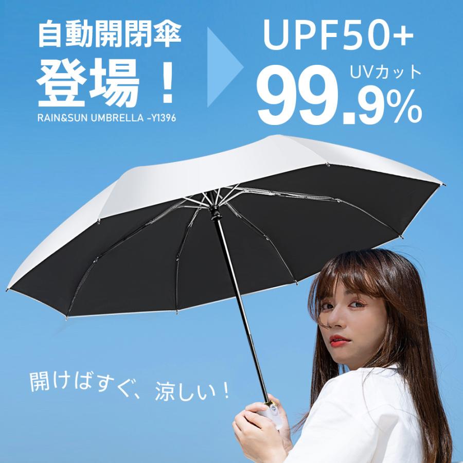 年末のプロモーション 晴雨兼用 8本骨 日傘 100%完全遮光 350g 超軽量 レディース メンズ 折りたたみ傘 自動開閉 コンパクト 折りたたみ日傘  撥水 耐風 折り畳み 傘 遮熱 uvカット