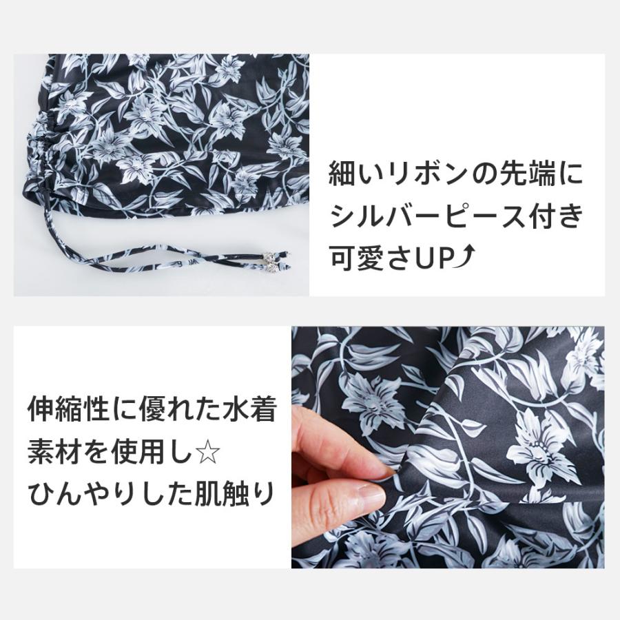 水着 4点セット レディース  体型カバー ビキニ タンキニ Tシャツ 半袖 ラッシュガード 無地 袖付き ホルターネック ノンワイヤー パッド付き オトナ女子｜kousyoustore｜18