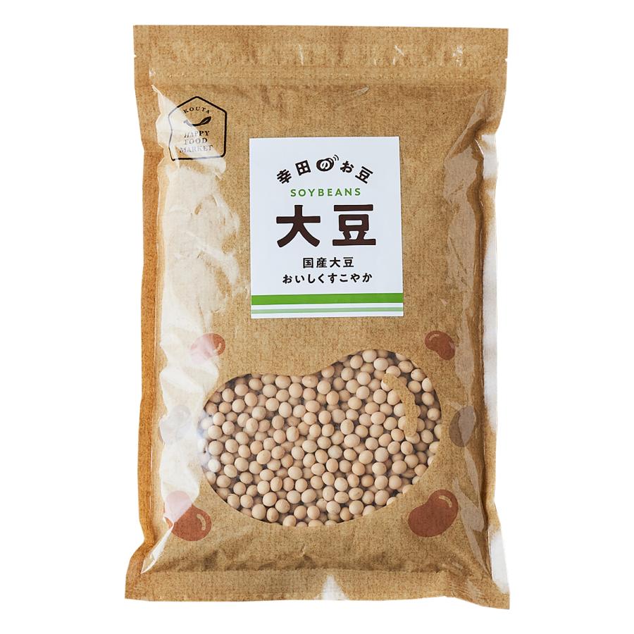 KOUTA HAPPY FOOD MARKET 北海道産 [大豆 800g×5袋）] 幸田商店 【宅急便】 だいず ダイズ 国産 お徳用 大容量 大豆レシチン 大豆イソフラボン たんぱく質 の商品画像