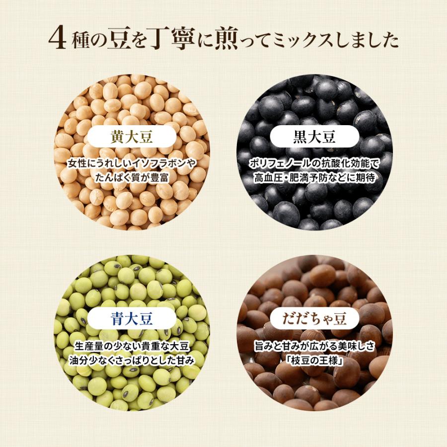 幸田商店 KOUTA HAPPY FOOD MARKET [4種の煎り豆ミックス500g×5袋