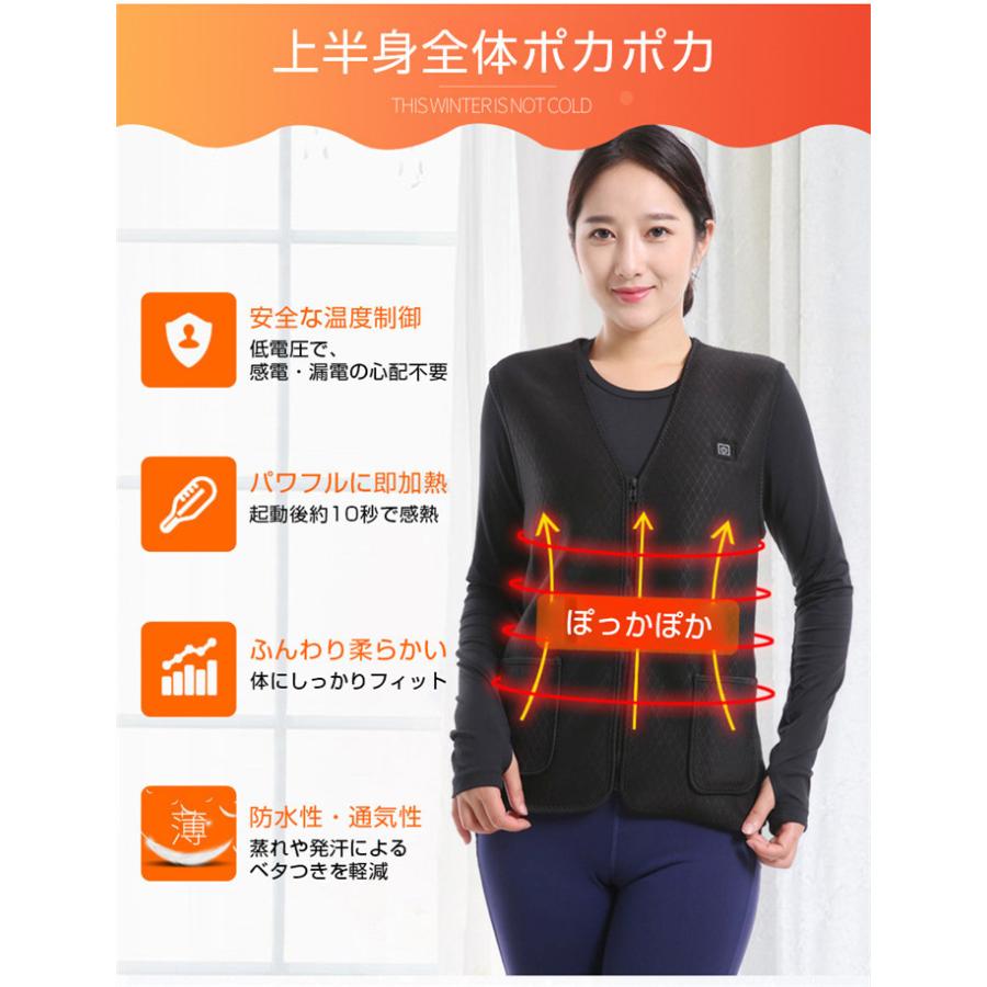 電熱ベスト 充電式 バッテリー 電熱ウェア ワークマン ヒーターベスト 防寒インナー 発熱ジャケット 安全加熱 バイク お釣り 登山 外作業 新入荷 Best 2 Sunshine 通販 Yahoo ショッピング