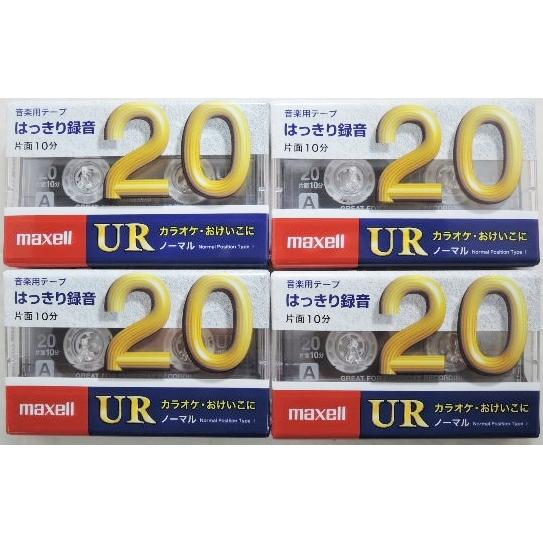 maxell（マクセル） カセットテープ UR−20M4P : 甲陽電産