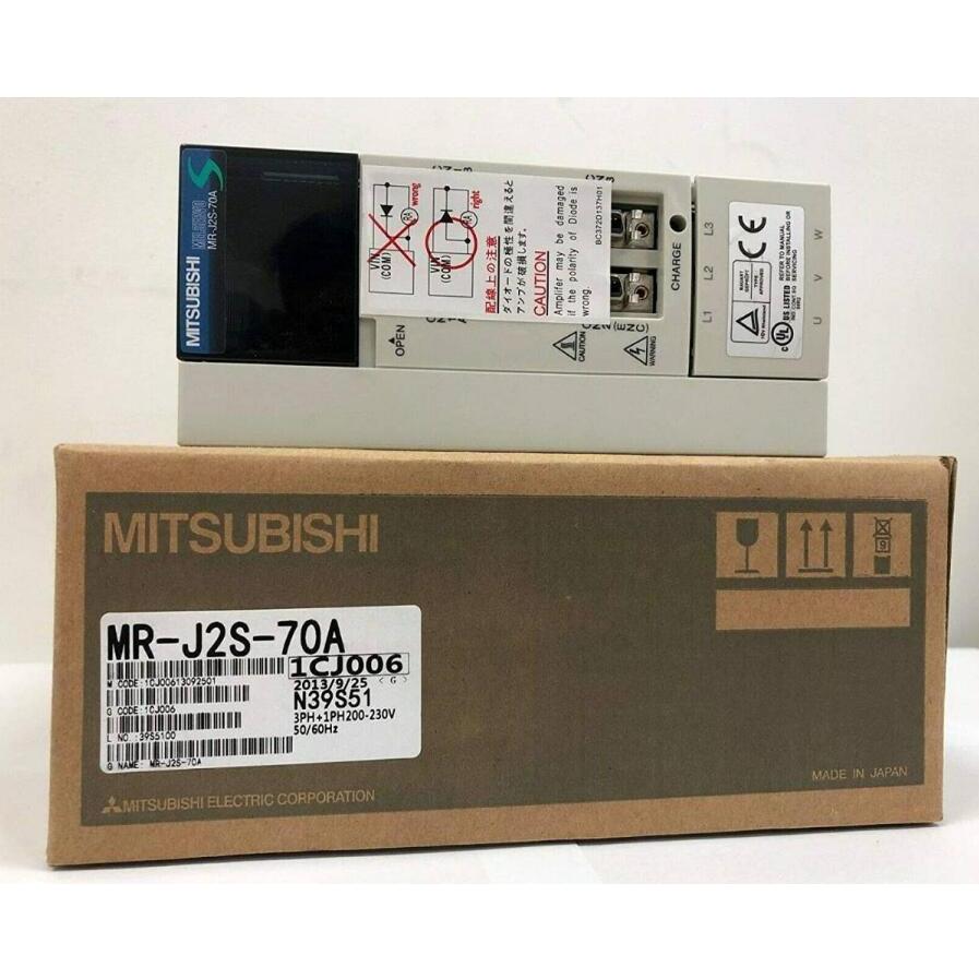 新品☆MITSUBISHI/三菱 MR-J2S-70A ACサーボアンプ シーケンサ PLC【６